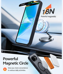 Google Pixel 10A Phone Case: Magnetic Translucent Matte Shockproof Slim Phone Cover - Military Grade Drop Proof Hard Back Anti-Fingerprint Protective Case