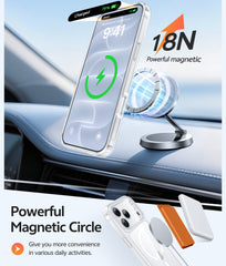 iPhone 18 Pro Clear Case: Magnetic Charging Shockproof Magsafe Support