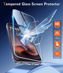 Motorola Moto G Power 5G 2026/2025 Clear Case: Wireless Charging Anti Yellowing Shockproof Phone Case