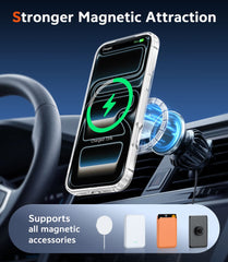 iPhone 18 Pro Clear Case: Magnetic Charging Shockproof Magsafe Support