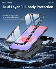 Samsung Galaxy A27 Phone Case: Military Grade Shockproof with Built-in Screen Protector and Kickstand