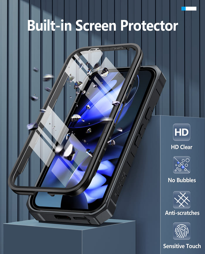 FNTCASE Custodia per Google Pixel 9a: custodia magnetica militare, anti-ingiallimento, robusta e durevole, resistente agli urti, casi trasparenti, 6,3 pollici (trasparente FNTCASE Custodia per Google Pixel 9a: custodia magnetica militare, anti-ingiallimento, robusta e durevole, resistente agli urti, casi trasparenti, 6,3 pollici (trasparente