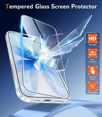 FNTCASE for iPhone 17 6.3 inch Clear Case: Wireless Charging Anti Yellowing Shockproof Phone Case