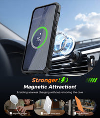 Google Pixel 11/ 11 Pro Magnetic Rugged Translucent Case Featuring Ring Kickstand Military Grade Protection