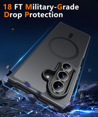 Samsung Z Fold 8 Ultra/Z Fold 7 Phone Case: Magnetic Charging Shockproof Magsafe Support - Frosted Oil Spray Touch