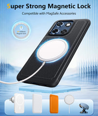 Motorola Moto G Stylus 2026/2025 Case: Magnetic Military Grade Drop Protection Anti-Slip Anti-Fingerprint Dual Layer Shockproof Phone Cover