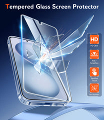 Samsung Galaxy S26 Clear Phone Case: Wireless Charging Anti Yellowing Shockproof