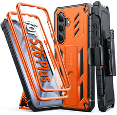 Samsung Galaxy S26 Plus Case with Belt Clip Holster and Kickstand Military-Grade Protection Includes 2 Front Frames and a Built-in Screen Protector