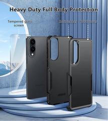 FNTCASE for Samsung Galaxy S25 Edge Case: Protective Phone Cover Dual Layer Military Grade Drop Proof