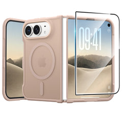iPhone Duo 2026 Phone Case: Magnetic Charging Shockproof Magsafe Support - Frosted Oil Spray Touch