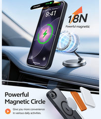 FNTCASE für iPhone SE 4/ SE 2025/ 16E Handyhülle: Magnetisches Laden, stoßfeste Magsafe-Unterstützung – Frosted Oil Spray Touch 