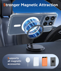 Motorola Edge 2026 Clear Phone Case: Magnetic Charging Shockproof Magsafe Support