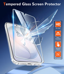 Samsung Galaxy S26 Plus Clear Phone Case: Wireless Charging Anti Yellowing Shockproof