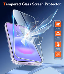 Samsung Galaxy A27 Clear Phone Case: Wireless Charging Anti Yellowing Shockproof