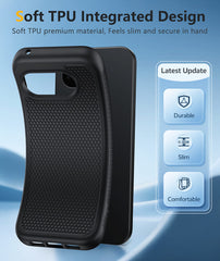 Google Pixel 10A Shock Protection Cell Phone Case Sturdy Cover with Non-Slip Texture