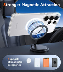 Samsung Galaxy S25 Ultra 6.9 Inch Case: Magnetic Charging Anti Yellowing Shockproof Magsafe Support Phone Case