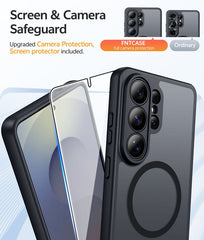 Samsung Galaxy S26 Ultra Case: Strong Magnetic Translucent Matte Slim Shockproof Protective Drop Full Protection Phone Cover