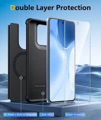 Motorola Moto G Stylus 2026/2025 Case: Magnetic Military Grade Drop Protection Anti-Slip Anti-Fingerprint Dual Layer Shockproof Phone Cover