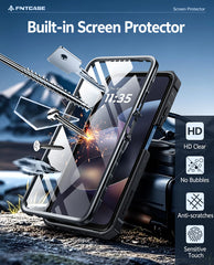 FNTCASE for Motorola Moto G 5G 2026 6.7 Inch Phone Case: Rugged Protective Phone Case with Belt Clip Holster and Kickstand