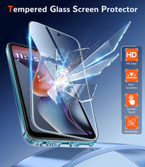 FNTCASE for Motorola Moto G Play 2026 6.7 inch Clear Case: Wireless Charging Anti Yellowing Shockproof Phone Case