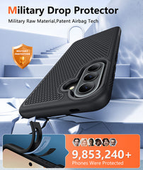 Samsung Galaxy A57 Shock Protection Cell Phone Case Sturdy Cover with Non-Slip Texture