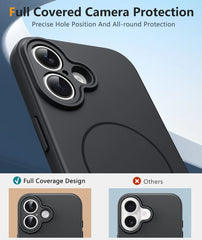 iPhone 17 Phone Case: Magsafe Integrated Silicone Phone Cases with Military Grade Shockproof Protective Cover
