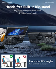 Samsung Z Fold 8 Ultra/Z Fold 7 Phone Case: Military Grade Shockproof with Built-in Screen Protector and Kickstand
