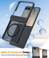 Samsung Z Flip 8 Phone Case: Matte Magnetic Charging Shockproof Magsafe Support Phone Case