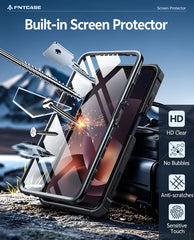 Motorola Moto G Power 5G 2026 6.7 Inch Phone Case: Rugged Protective Phone Case with Belt Clip Holster and Kickstand