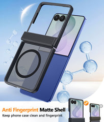 Samsung Z Flip 8 Phone Case: Matte Magnetic Charging Shockproof Magsafe Support Phone Case