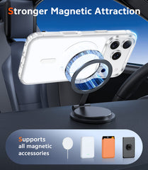 iPhone 17 Pro Max New Transparent Case: Magnetic Charging Shockproof Magsafe Support