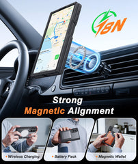 Samsung Galaxy Z Fold 8 with Hinge Protection Translucent MagSafe Matte Case Military Grade Shockproof Protective Phone Cover
