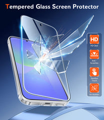 Samsung Galaxy A37/A36/A56 Clear Phone Case: Wireless Charging Anti Yellowing Shockproof