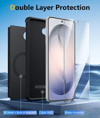 Samsung Galaxy S26 Plus Case: Magnetic Military Grade Drop Protection Anti-Slip Anti-Fingerprint Dual Layer Shockproof Phone Cover
