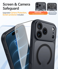 iPhone 18 Pro Case: Strong Magnetic Translucent Matte Slim Shockproof Protective Drop Full Protection Phone Cover