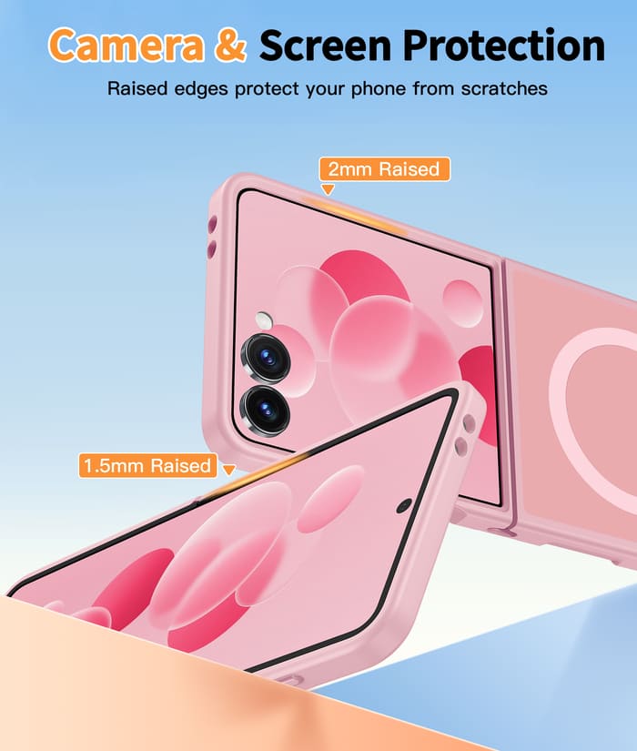 Samsung Z Flip 7 Phone Case: Magnetic Charging Shockproof Magsafe Support Samsung Z Flip 7 Phone Case: Magnetic Charging Shockproof Magsafe Support