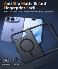 iPhone Ultra 2026 Phone Case: Magnetic Charging Shockproof Magsafe Support - Frosted Oil Spray Touch
