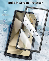 Galaxy S24 Ultra 5G 6.8 inches Case: Rugged Protective Phone Case with Belt Clip Holster and Kickstand