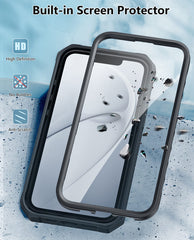 FNTCASE iPhone 16E Phone Case: Rugged Protective Phone Case with Belt Clip Holster and Kickstand