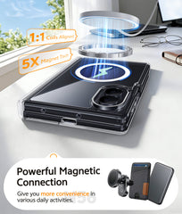 Samsung Galaxy Z Fold 8 Case Full Hinge Protection MagSafe Heavy Duty Rugged Shockproof Anti-Scratch Protective Clear Phone Cover