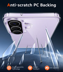 Samsung Galaxy A27 Clear Phone Case: Wireless Charging Anti Yellowing Shockproof