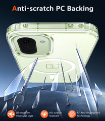 OnePlus 15R Clear Case: Magnetic Charging Shockproof Magsafe Support (Copy)