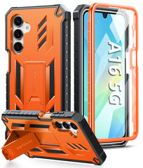 FNTCASE For Samsung Galaxy A16 5G 6.7 Inch Phone Case: Military Grade Shockproof with Built-in Screen Protector and Kickstand