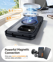 Google 11 Pro Fold with Hinge Protection Translucent MagSafe Matte Case Military Grade Shockproof Protective Phone Cover