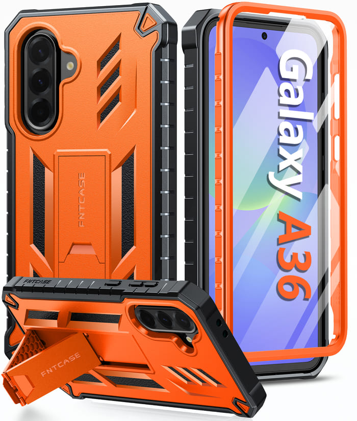FNTCASE For Samsung Galaxy A36/ A56 5G 6.7 Inch Phone Case: Military Grade Shockproof with Built-in Screen Protector and Kickstand – FNTCASE OFFICIAL FNTCASE For Samsung Galaxy A36/ A56 5G 6.7 Inch Phone Case: Military Grade Shockproof with Built-in Screen Protector and Kickstand – FNTCASE OFFICIAL