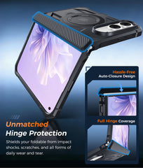 iPhone 18 Ultra 2026 with Hinge Protection Translucent Magnetic Rugged Case Featuring Ring Kickstand Military Grade Protection