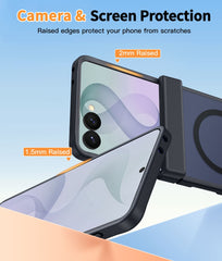 Samsung Z Flip 8 Phone Case: Matte Magnetic Charging Shockproof Magsafe Support Phone Case