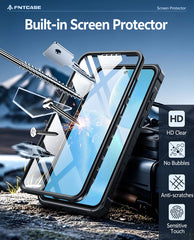 Samsung Galaxy A37 Phone Case: Military Grade Shockproof with Built-in Screen Protector and Kickstand