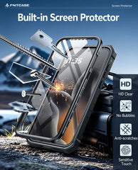 Motorola Edge 2026 Phone Case: Military Grade Shockproof with Built-in Screen Protector and Kickstand