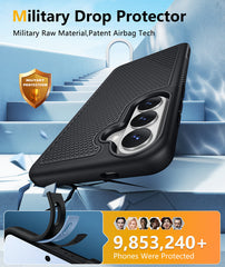 Samsung Galaxy S26 Plus Shock Protection Cell Phone Case Sturdy Cover with Non-Slip Texture